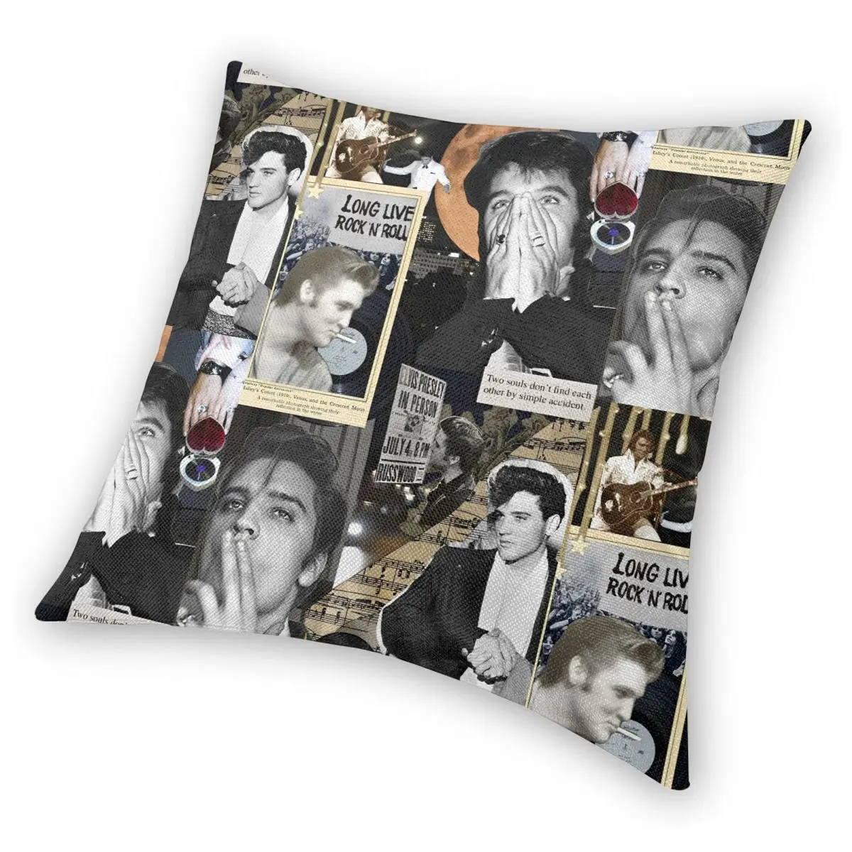 E-Elvis Presley Pillowcase Printing Fabric Cushion Cover Decoration Throw Pillow Case Cover Home Wholesale 18\'\'