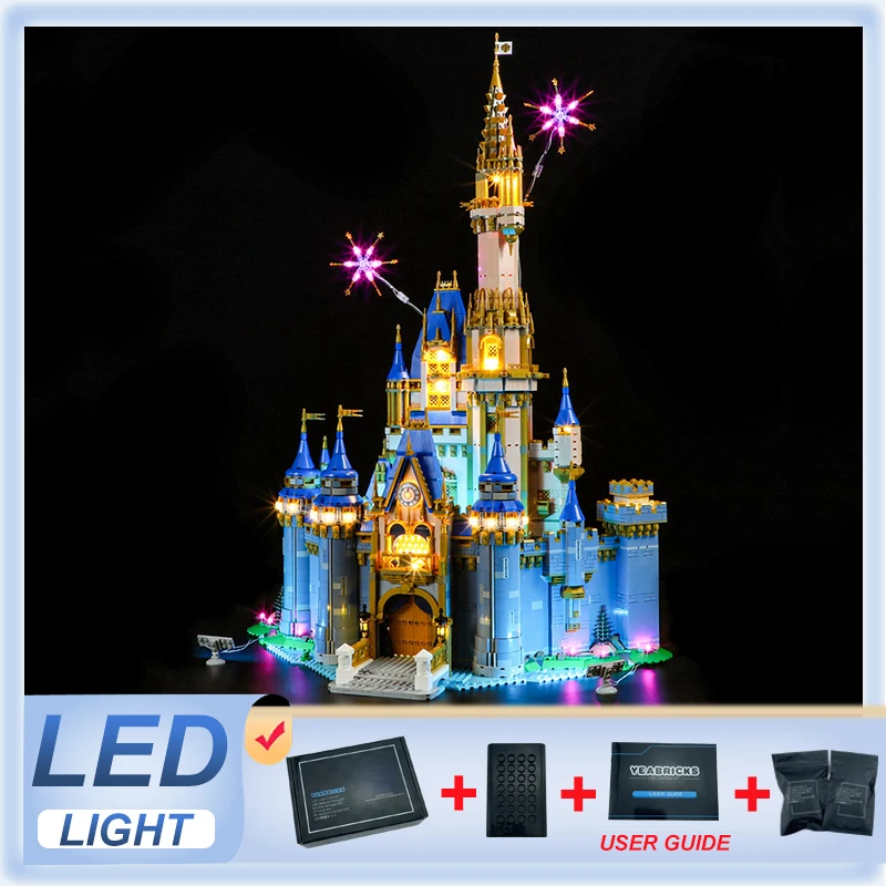 

DIY LED Light Kit For LEGO 43222 The Castle (Only LED Light,Without Blocks Model)