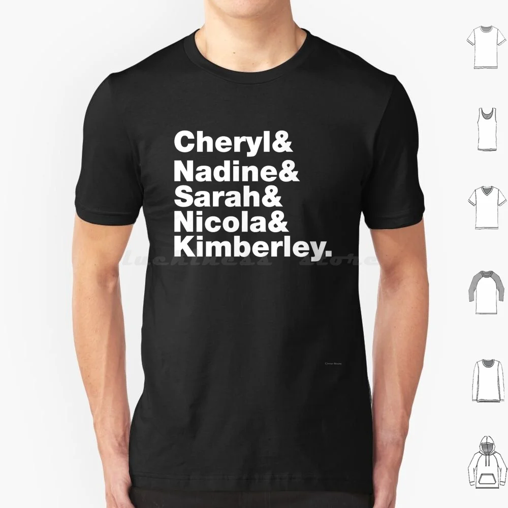 

Girls Aloud-Girl Group Name Design T Shirt 6xl Cotton Cool Tee Girls Aloud Cheryl Cole Cheryl Nadine Nadine Coyle Britpop Girl