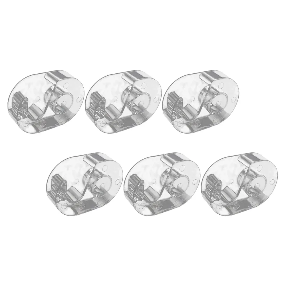6 Pcs Eyelash Tape Cutter Cutting Tool Dispenser Acrylic Extensions Portable Individual Use