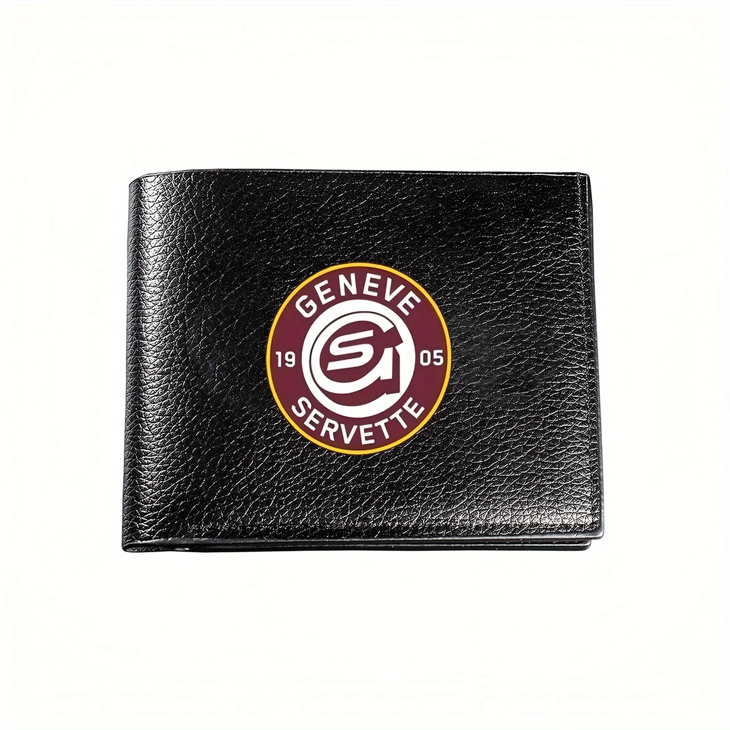 Logotipo Geneve Servette 1905: carteira masculina elegante, qualidade premium agradável, design casual de negócios, elegante simples prático, gráfico criativo