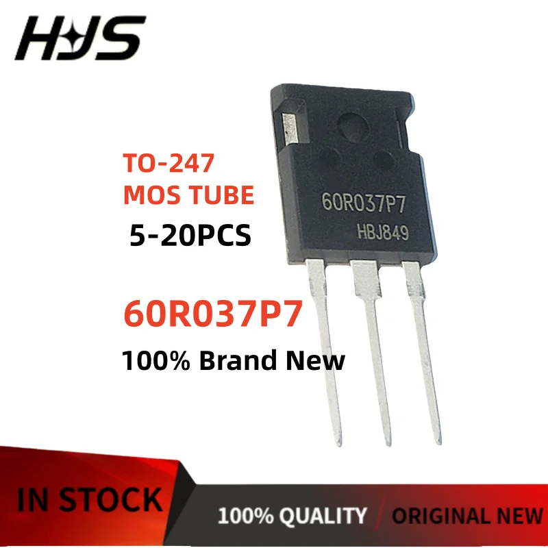 5/10/20PCS brand new IPW60R037P7 60R037P7 TO-247 MOS FET Field effect Transistor In Stock