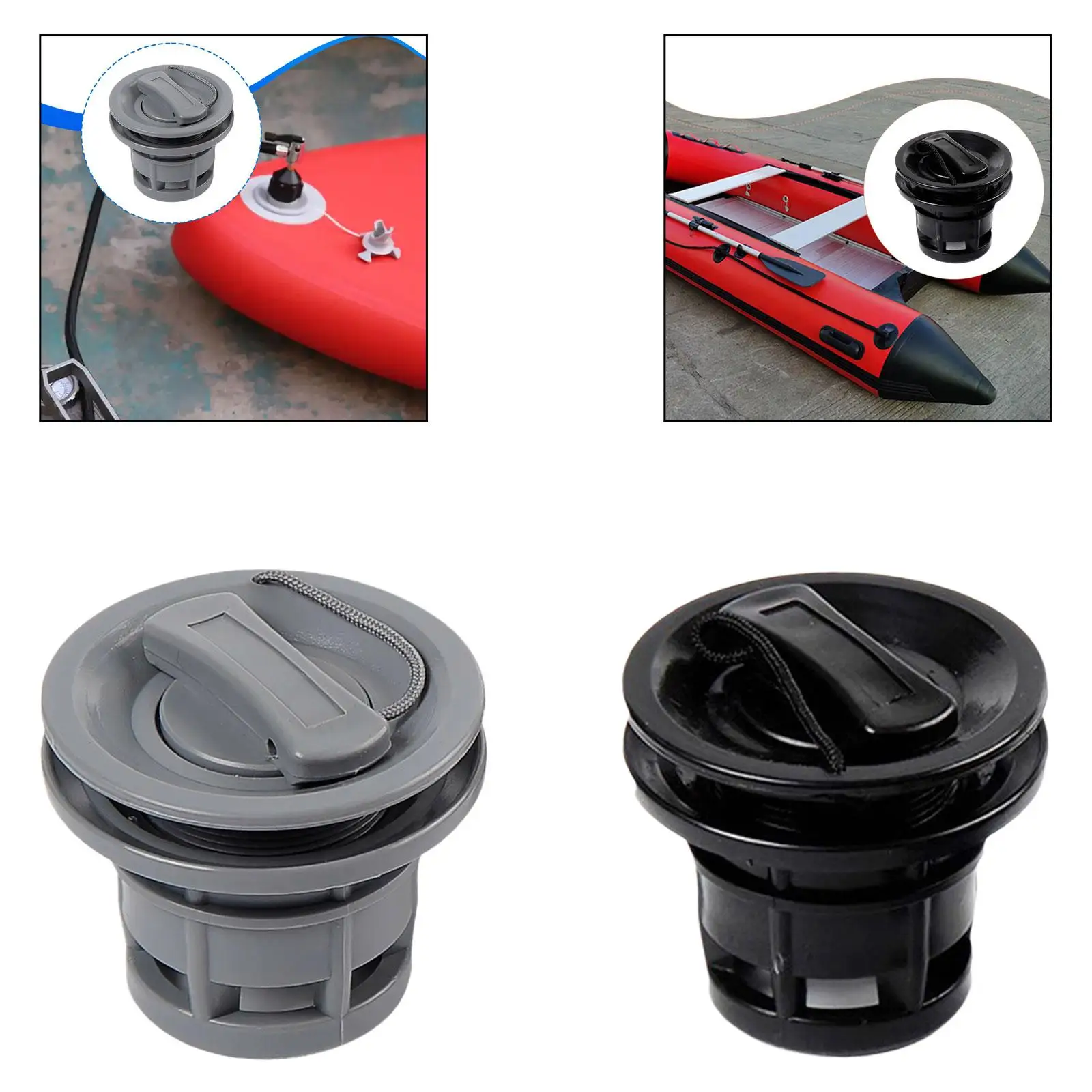 

Запасной воздушный клапан на 8 зубцов, спиральные воздушные заглушки для надувных лодок, воздушный клапан для надувных дюнгов и надувных матрасов