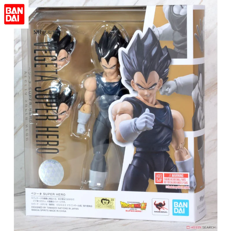 

Оригинальная коллекционная фигурка Bandai SHF Dragon Ball: Вегета с черными волосами, в наличии