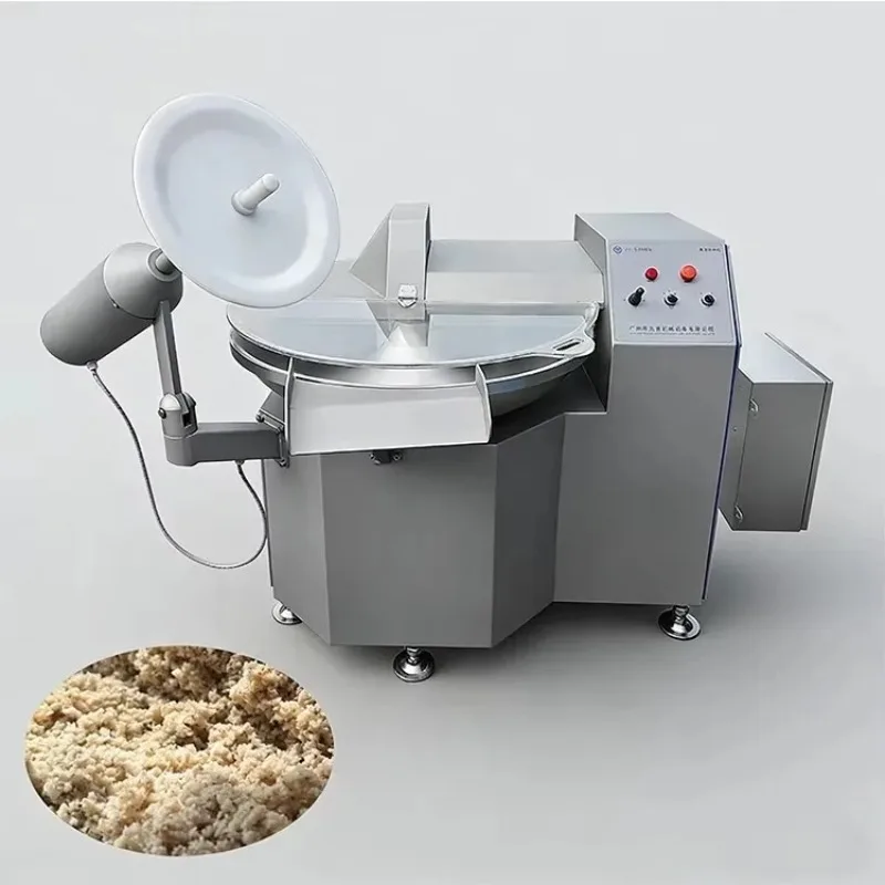 Industrial Bowl Cutter Machine SUS 304 Stainless Steel Meat Cutting Machine for Meat and Food Processors
