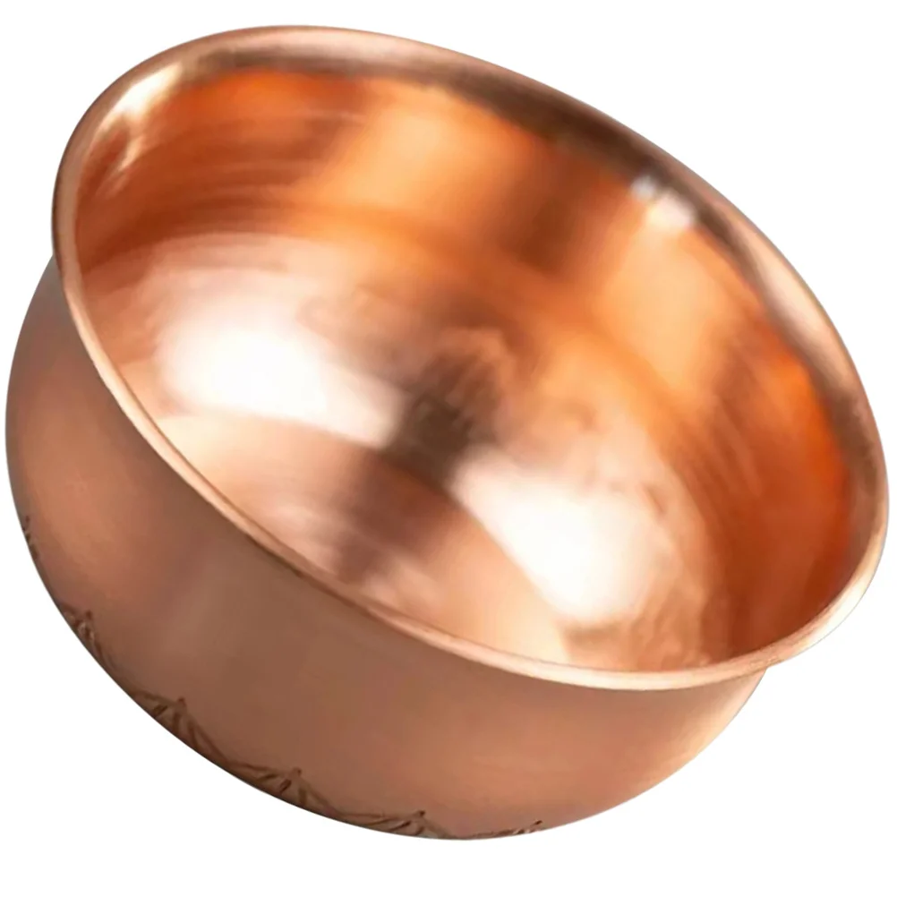 كوب عبادة بوذي نحاسي بتصميم معدني ذهبي كوب تقديم معبد مضاد للشيخوخة ملحقات بوذية عملية لسطح المكتب