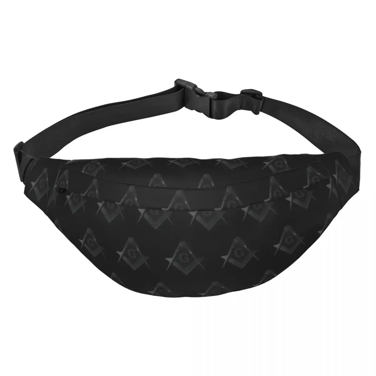 

Сумка Freemason угольник и циркуль Stealth Masonic Fanny Pack Велоспорт Кемпинг Мужская Женская слинг кросс-боди поясная сумка для телефона и денег