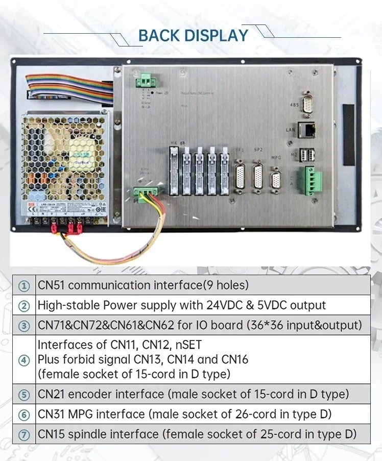Picture 4: Kit WK620TA 3 Axis For Cnc Machine All Replace For Gsk/SYNTEC Cnc Controller