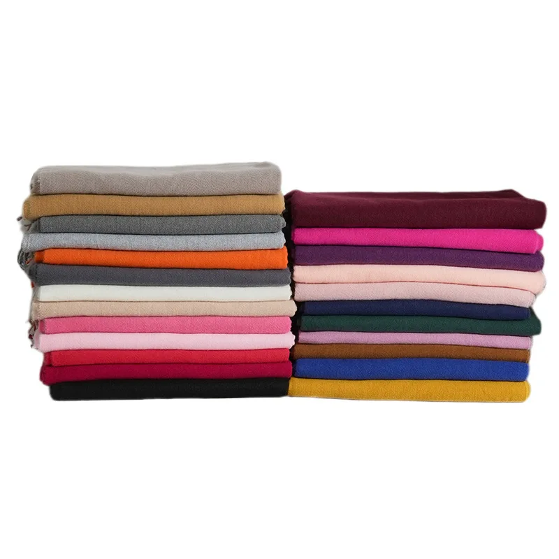 헤드 캡 허거 토크 스톡킹 워치 겨울용 따뜻한 단색 모조 캐시미어 스카프 크로스보더 도매 8M112