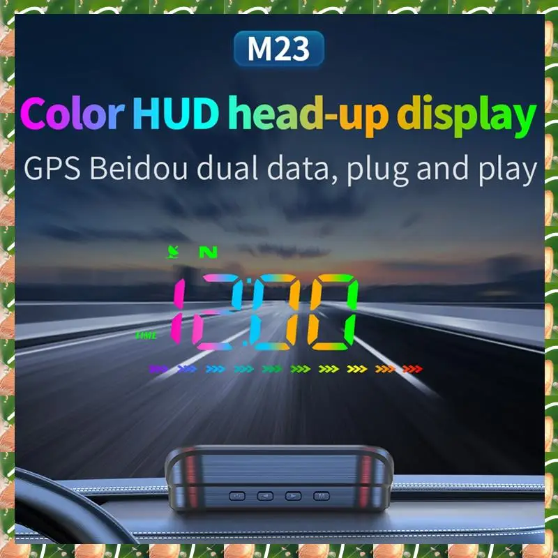 

JAJA Автомобильный HUD GPS проекционный дисплей лобовое стекло проектор MPH KMH спидометр проектор компас сигнализация превышения скорости