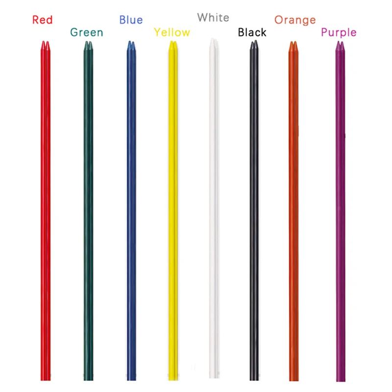 8 Farben, 2,0 mm, 2B, automatischer Bleistift-Ersatz, Bleikern, für Studenten, Skizzieren, Malen, Schreiben, Schule, Büro, Schreibwaren – Detail 4