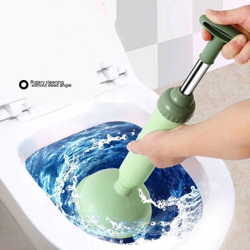 Toilet Plunger Vacuum Suction Cup High-pressure Pump Anti Blocking Unblocking Pipeline Toilet Plug Bathroom Clean Products