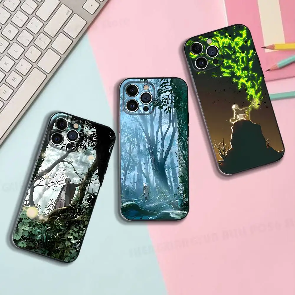 

Anime Mushishi Silicone Phone Case For IPhone 17,16,15,14,13,12 X XS Plus Pro Max SE Shockproof Soft Cover