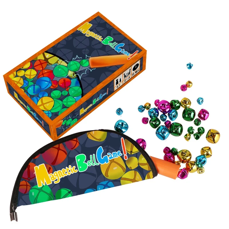 

Children'sBoard Game Gift Interactive Magnetic Wand And Colorful Bell Parent-Child Sensory Magnetic Toys Portable Stress Relieve