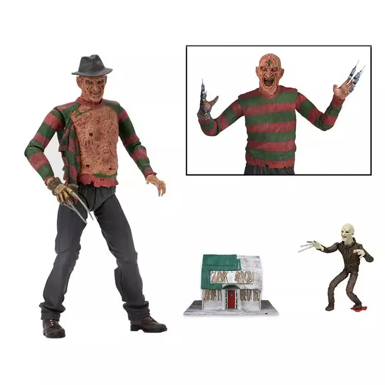Cauchemar sur Elm Street 3:Dream Warriors Freddy Krueger Warrior Deluxe 7 &quot;figurine d&#039;action à collectionner modèle de bureau ornement cadeau