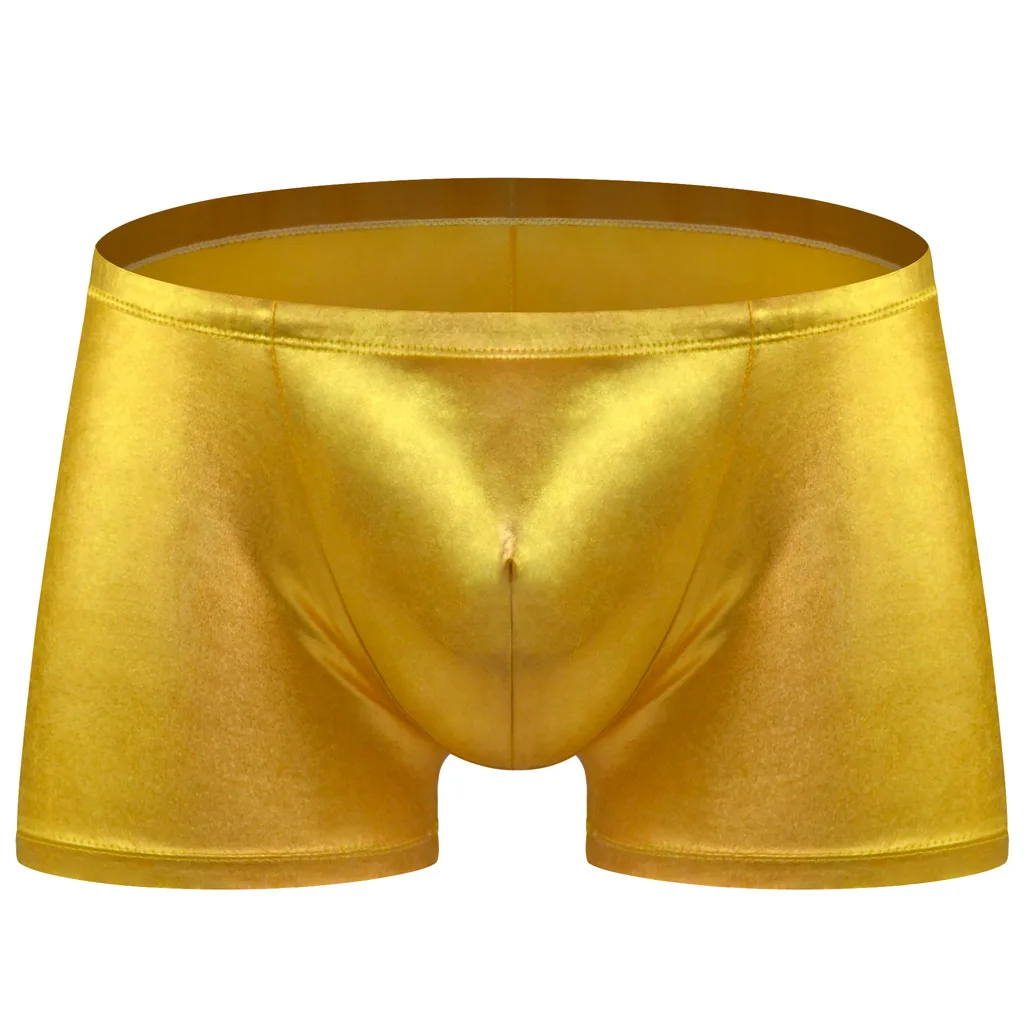 

Сексуальные мужские трусы-боксеры из искусственной кожи, мужские сексуальные трусики с низкой талией, крутые короткие трусики