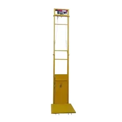 Electric fall arrestor lift has a capacity of 500 kg is suitable for use in warehouses shops small freight elevators homes