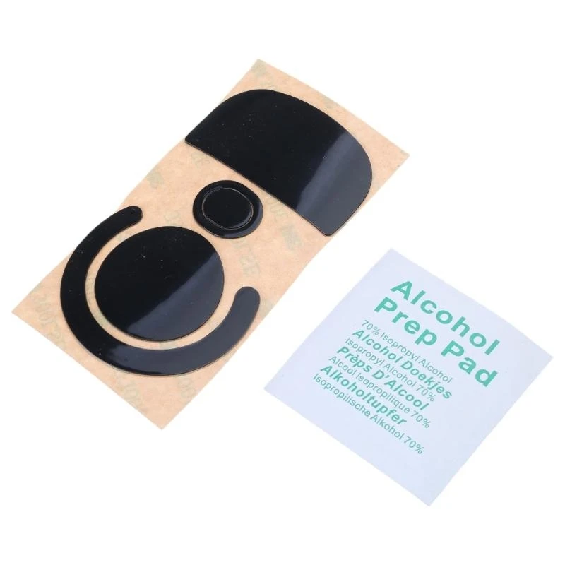 F68C 1 세트 마우스 스케이트 글라이드 피트 패드 마우스 피트 G X Superlight Mouse 검은 둥근 구부러진 구부러진 가장자리