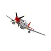 LEDライト付き飛行機xka280 P-51,3d 6gシステム,翼幅560mm,2.4ghz,4ch epp rc,戦闘機,rtf,車のおもちゃ,初心者へのギフト 4