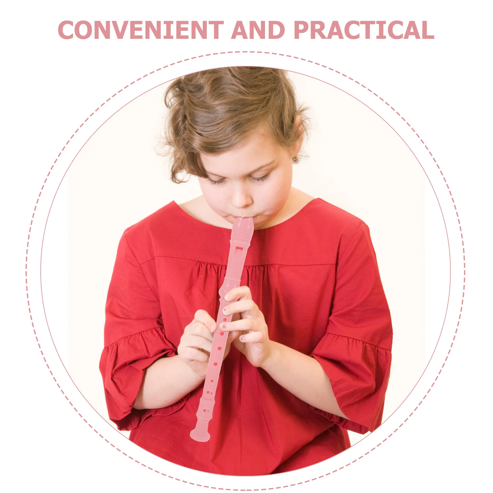 

1 set 1 Set 8-Hole Soprano Recorder Lightweight Portable Flute For Beginners Teens Practice Musical Instrument Wind Plaything