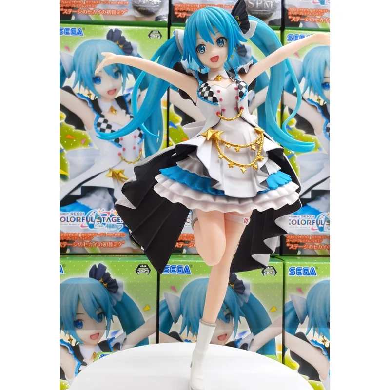 Autentyczna figurka SPM Hatsune Miku World Project Colorful Stage, figurka kolekcjonerska, zabawka dla dzieci, prezent urodzinowy