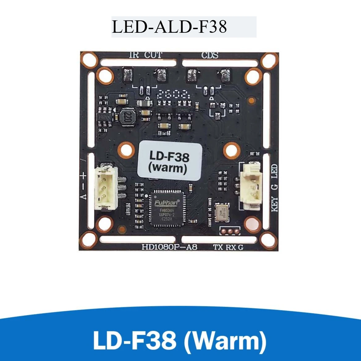 

Модуль камеры LEDA F38 AHD 2 МП с низкой светочувствительностью и теплой цветовой палитрой, плата HD CCTV для систем безопасности