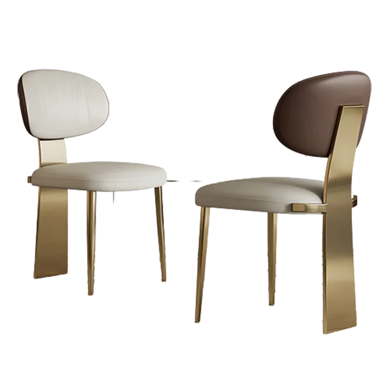 Metal Modern Dining Chairs Trendy Kitchen Nordic Luxury Dining Chairs Beautiful European Chaises Salle Manger Home Furniture