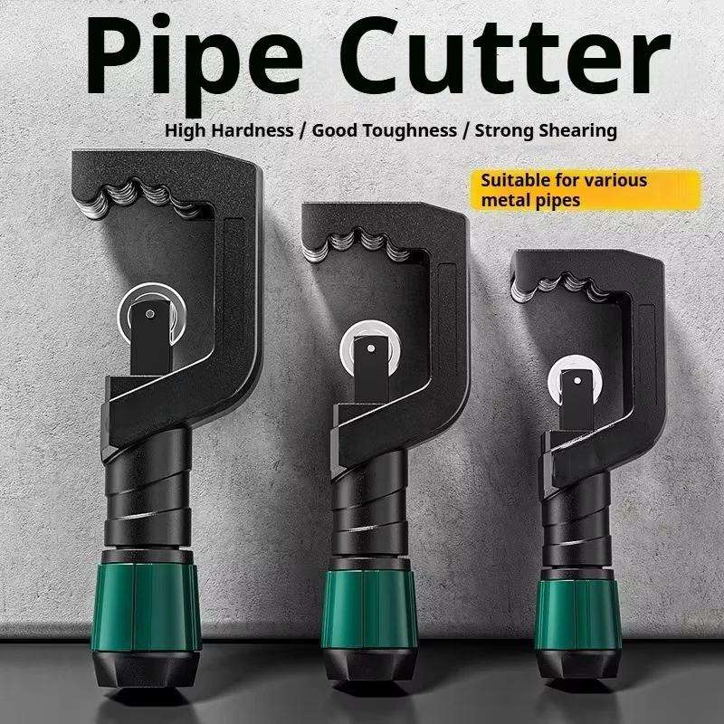 Manual Bearing-Type Pipe Cutter Adjustable Stainless Steel Tube Cutting Tool Portable Professional Plumbing Construction Tool