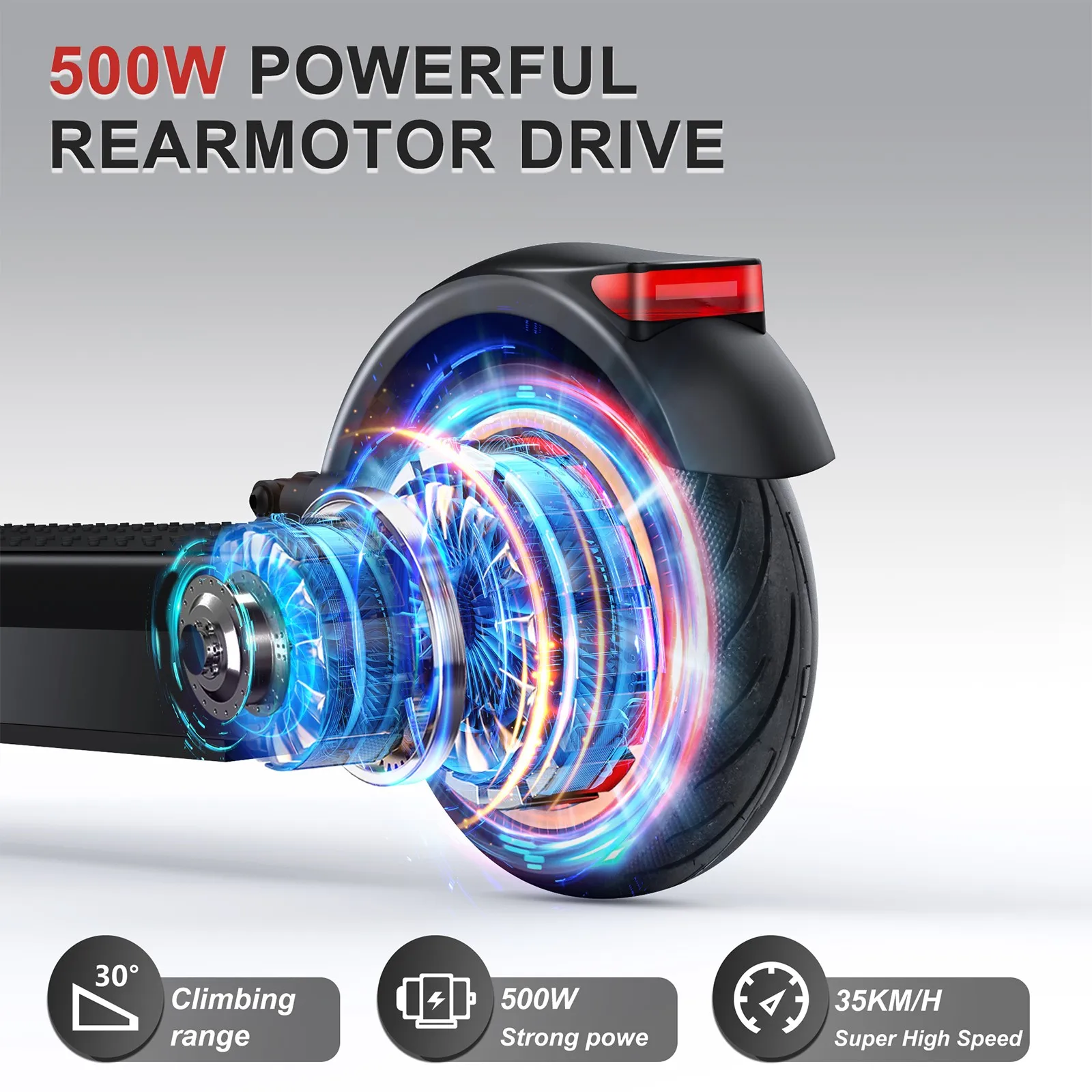 AOVOPRO ESMax 45KM skuter elektryczny 35KM/H szybkość 1000W moc szczytowa 10 Cal opona przeciwprzebijająca 14,5ah składany E-skuter