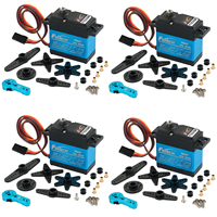 FT6335M 35kg Digital RC Servo 360° Magnetic Steel Gear 7.4V High Torque for RC Robot Car Plane Quadcopter Continuous Rotation