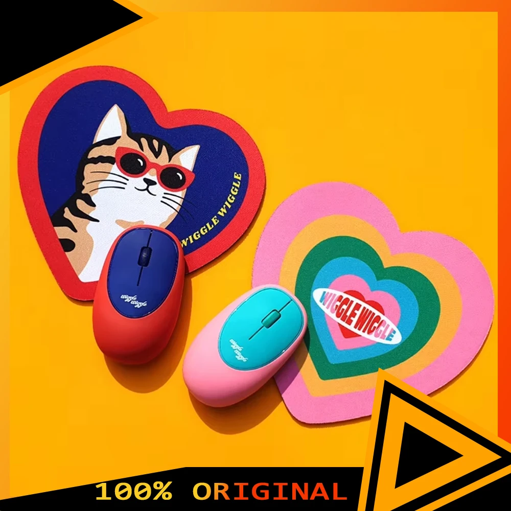 

Wiggle Wireless Mouse Silicone Decompression Portable Silent Mouse 2.4g Soft Wireless Mice Office Laptop Desktop Pc Gifts