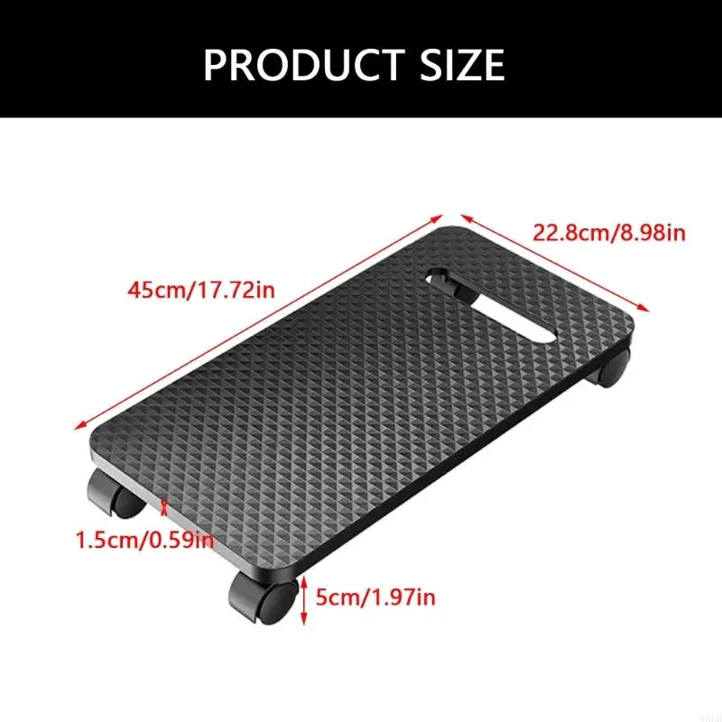 Y5LB Ergonomischer PC -Hülle Halter mit glattem Rollrad -Mainframes -Tabletthalterung