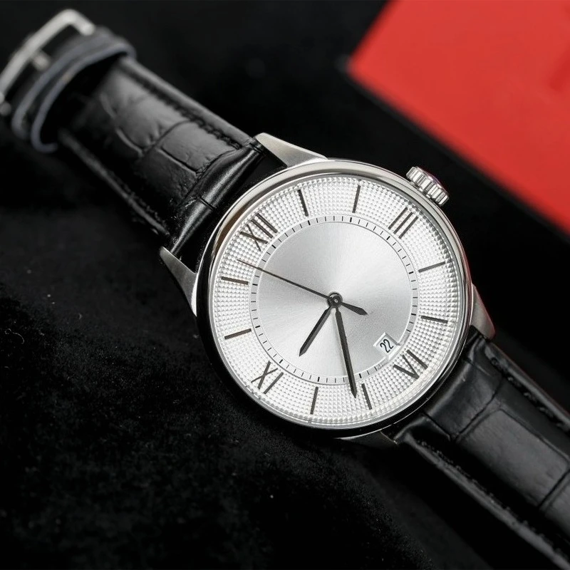 

New Luxury Brand Men Quartz Wristwatches Male Date Sport Casual Clock Leather Waterproof Quartz Business Top Quality Wristwatch