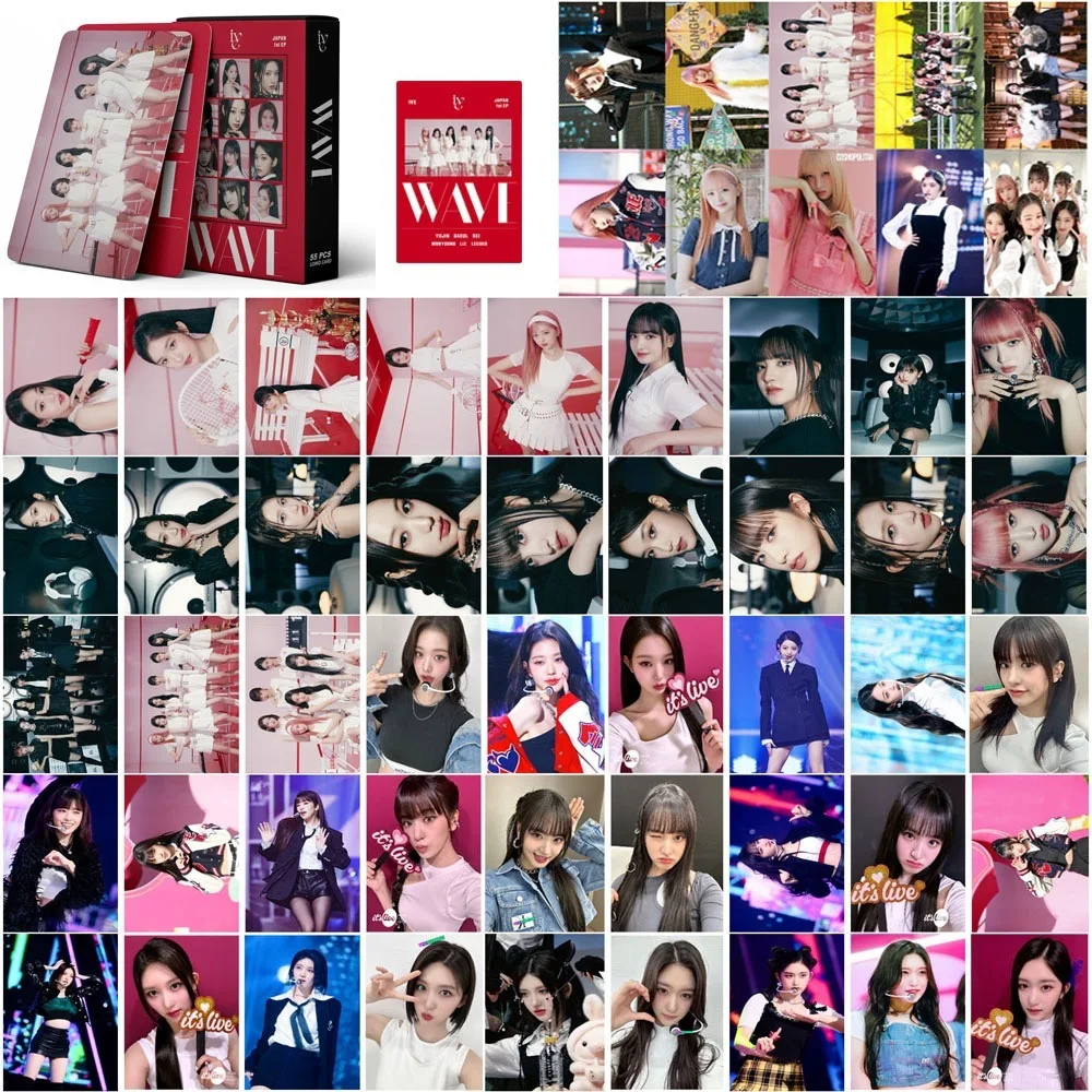 

Collection I've IVE WAVE LOMO Zhang Yuanying LIZ Self Made Random Small Card Postcard