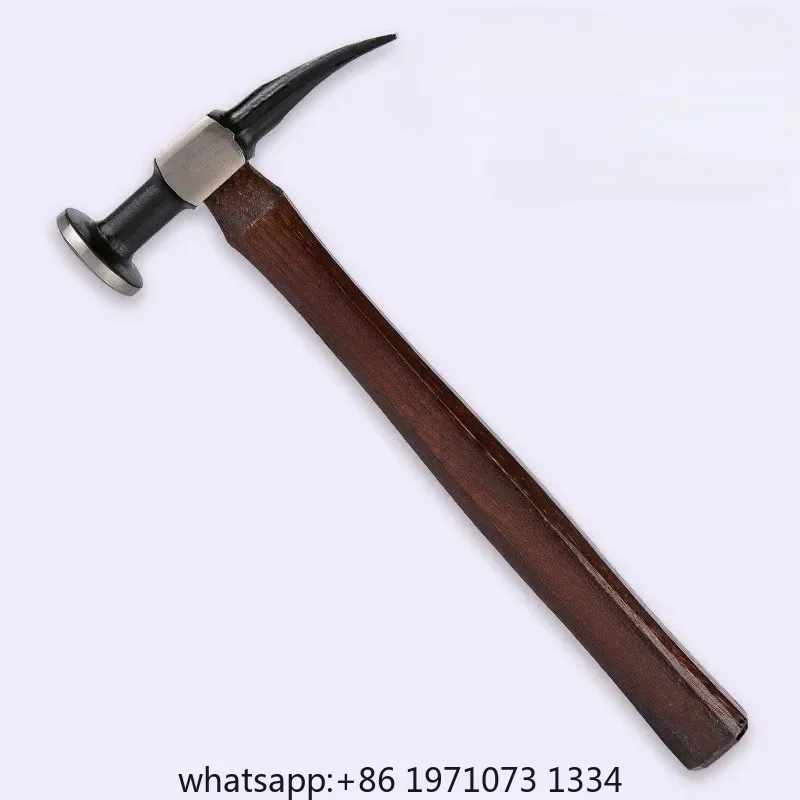 High-carbon Steel Walnut Handle Professional Hammer Flat Head Vehicle Maintenance Repair Hammer Multifunctional Hand Tools