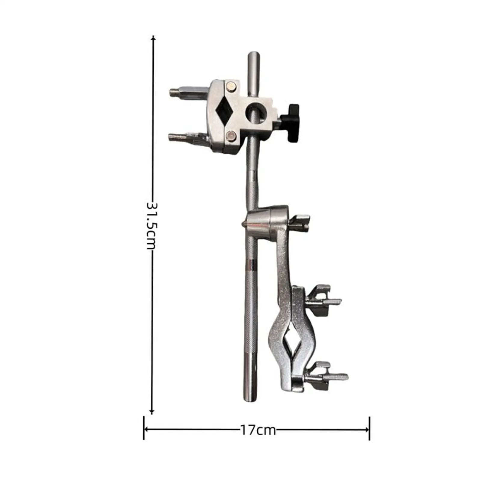 Drum Cymbal Stand Drum Stand Clamp Handbell Cowbell Clamp Holder,Metronome Drum Set,Musical Instrument Parts Drum Cymbal Arm