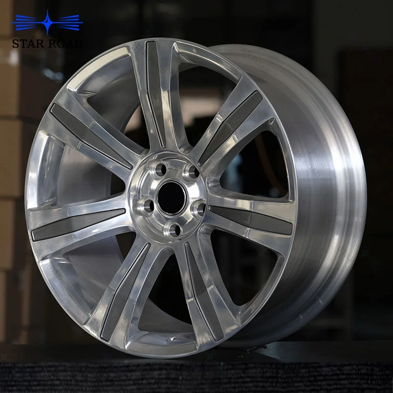 RCSR 17 18 19 20 21 22 23 24 inch Passenger Car Polish Wheel Aluminum Alloy SUV Rim for Sport Ford Mustang  Touareg