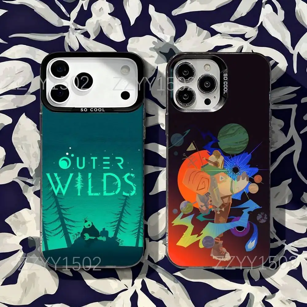 

Game Outer Wilds Phone Case For iPhone 17,16,15,14,13,12,X,8,Pro,Max,Plus,SE4,Air,Mini HD Black IMD Matte