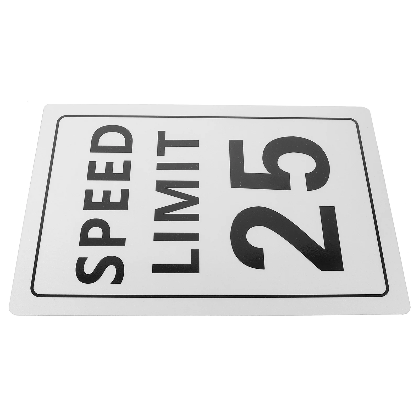 25 Mile Speed Limit Sign for Road Metal Limited Warming Warning Aluminum Alloy Caution Symbol