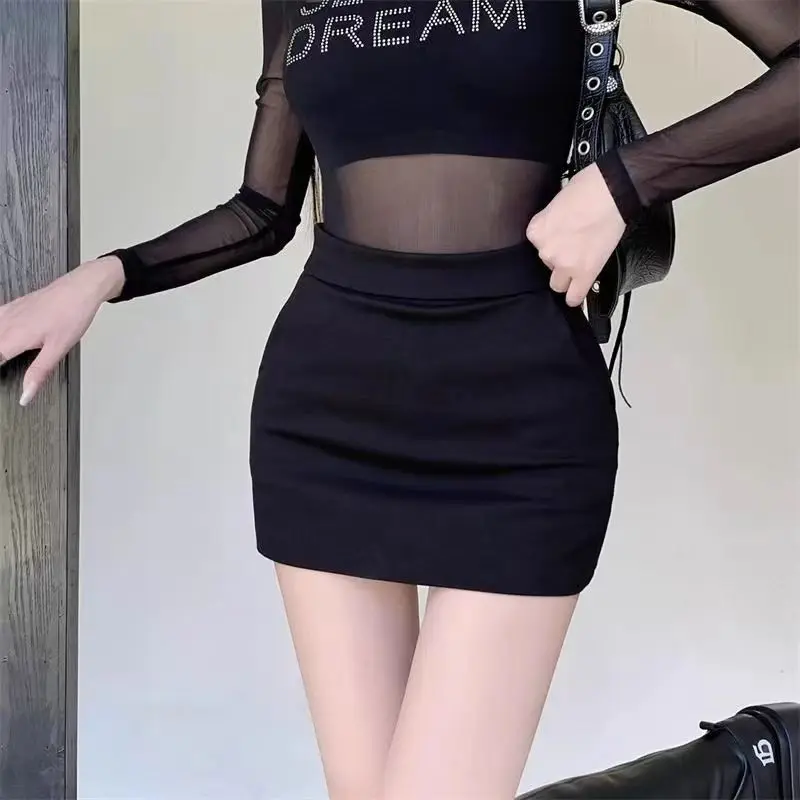 Fashion New Spring Summer Women Short Skirt Office Lady Casual Wrap Hip Mini Skirt Sexy Girl Nightclub Clothing Party Gift Sk34