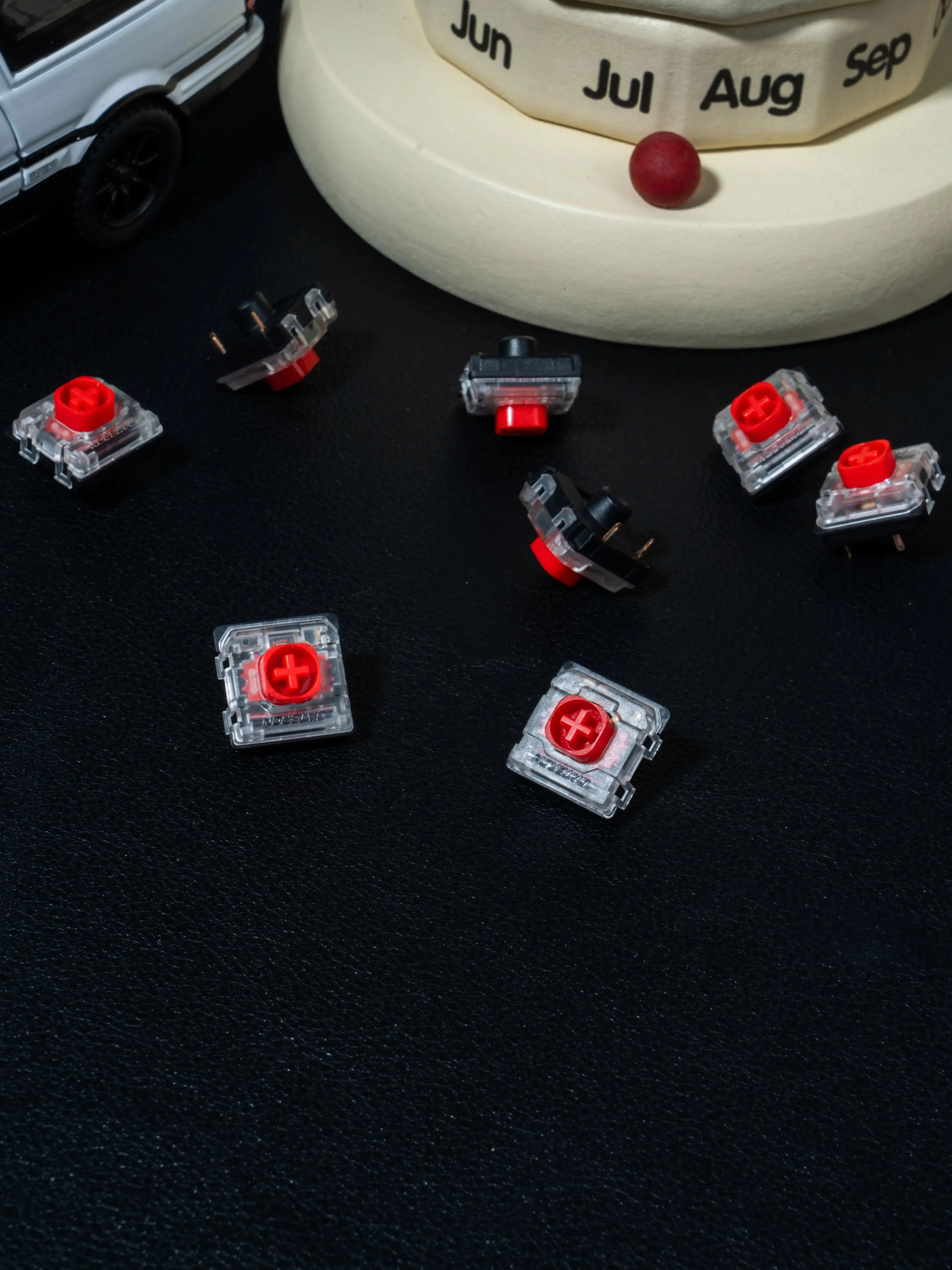 GATERON KS-33 Low Profile 2.0 Silent Series Tastaturschalter 3-Pin RGB Anpassbar DIY Hot-Swap Mechanische Tastatur Gaming Büro