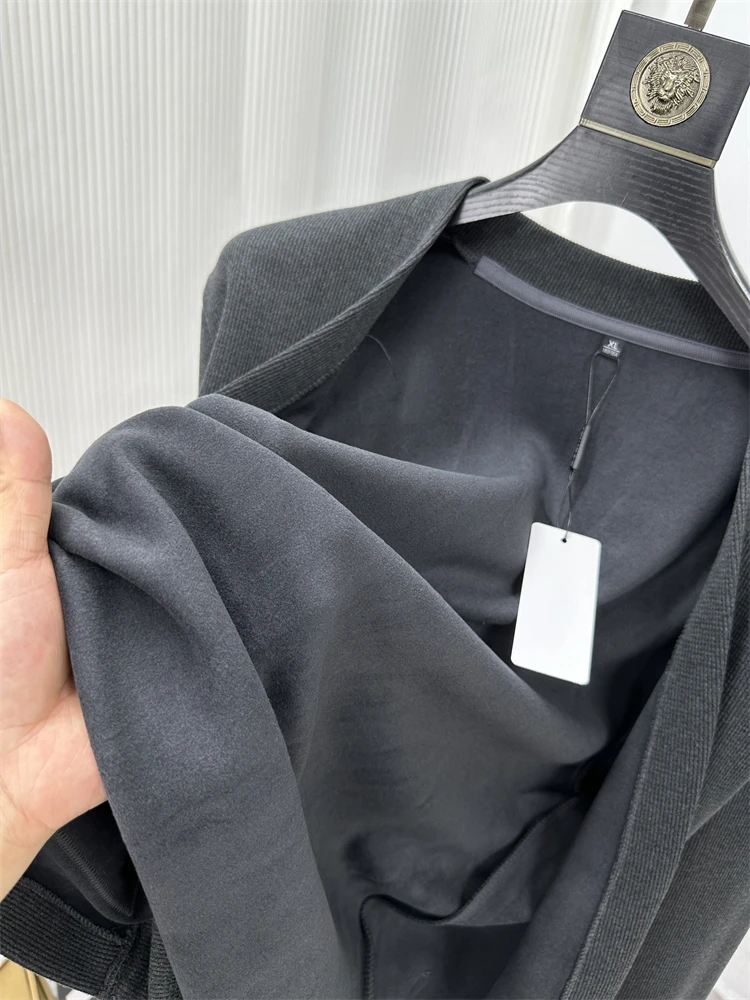 

Casual Faionable Men's Long Sve Knitted Cardigan Wool Blend Polyester Elastic Fiber Warm Outerwear Autumn Wear