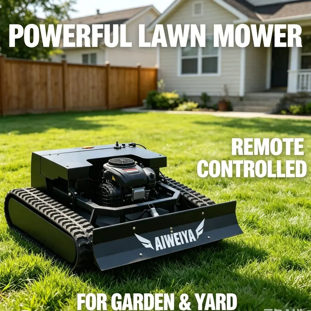 Customized Lawn Mower Robot Remote Control Lawn Mower All Terrain Smart Control Fast Delivery For Slope Lawn