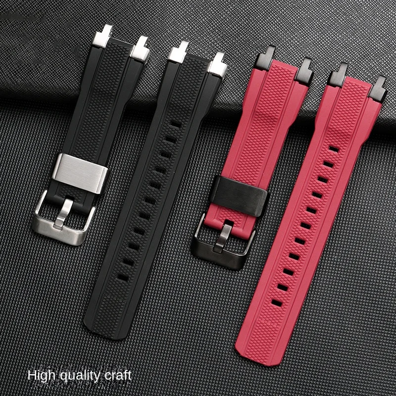 High quality For MTG-B1000 dedicated watch strap for G-shock Casio MTG-B1000 series metal strap modification in silicone band