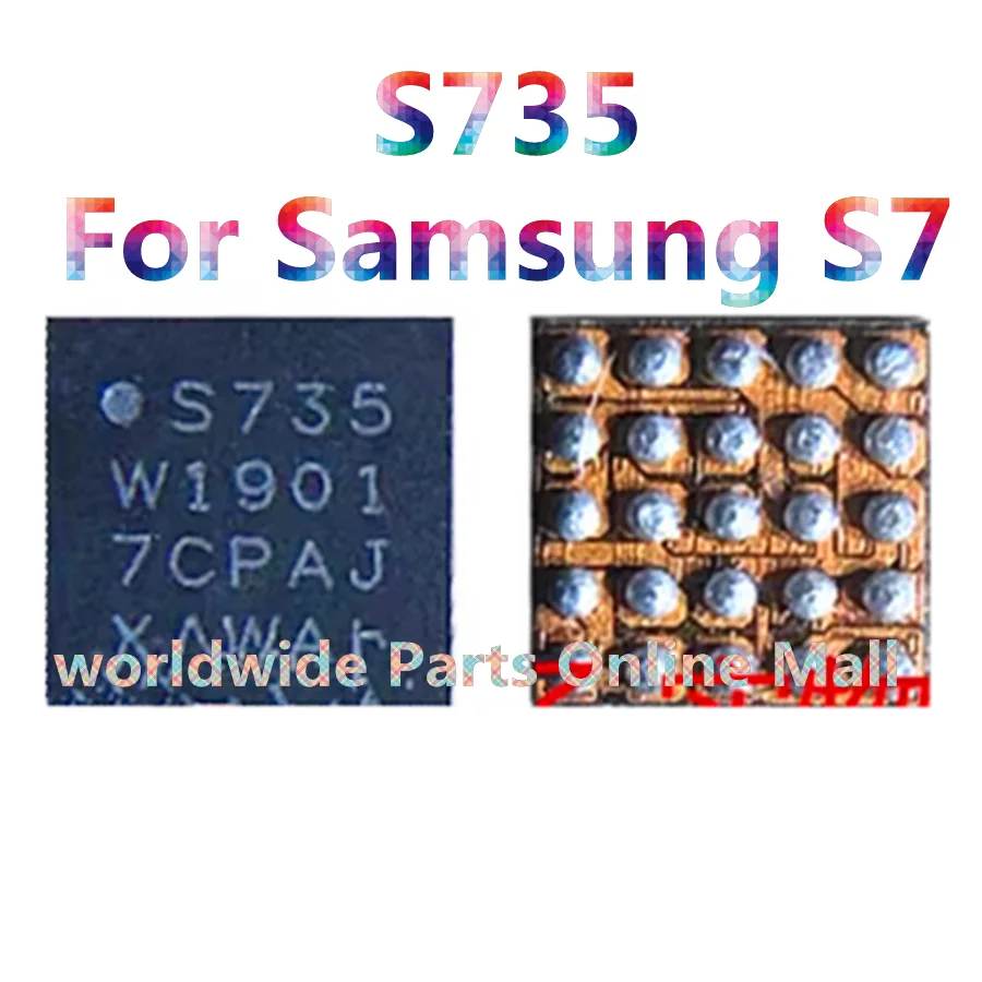 

5 шт.-30 шт., чип S735 ET9524L 735 9524L для Samsung S7 G930F Power IC PM