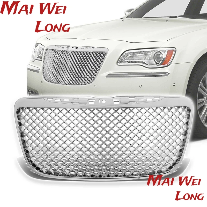 

Front Bumper Grill Mask Radiator Grille for Chrysler 300C 2011-2014 Racing Grills Car Exterior Accessories