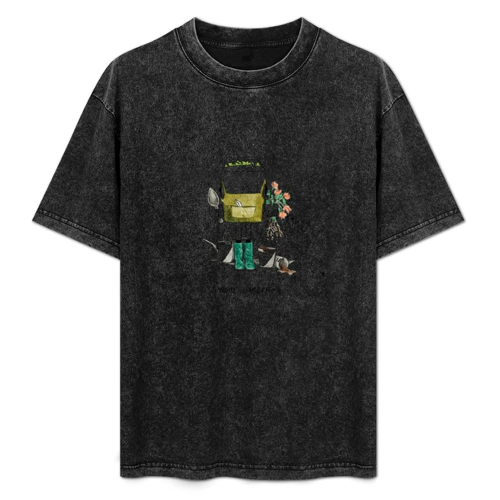 Sunday Gardening Little Cube T-Shirt plus sizes man t shirt blanks heavyweight t shirts for men