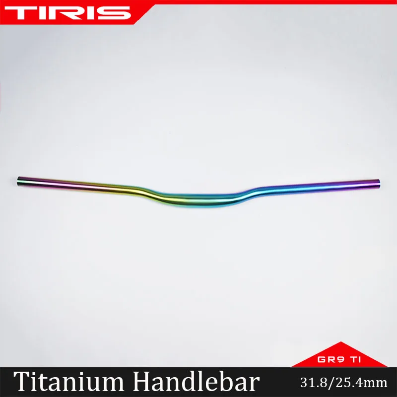 

TIRIS Titanium Riser Handlebar For 29 Mtb Bike Accessories Bicycle 25.4/31.8mm 560-800mm Custom