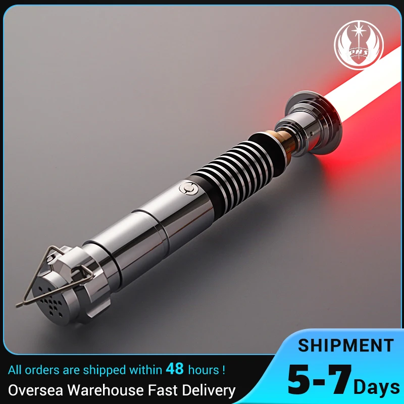 PHS Pixel Lightsaber EP6 Luke Skywalker's props Heavy Dueling Metal Pixel Lightsaber Smooth Swing Blaster Adults Gift