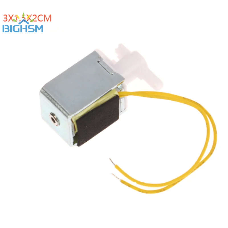 DC 9V-12V 1-Position 2-Way Mini Electric Solenoid Valve Normal Closed Electromagnetic Air Valve Electric Control Valve